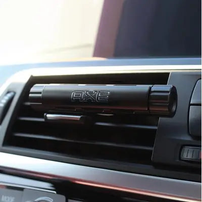 Axe Aluminium houder + 2 Navullingen - Black Axe Car Airfreshner