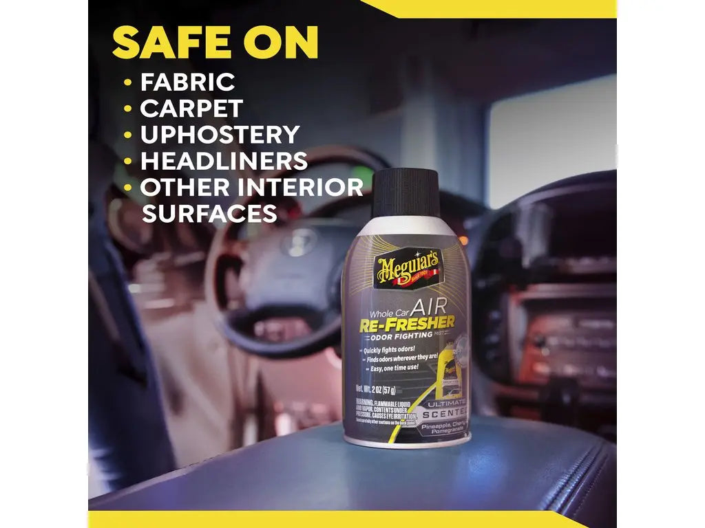 Meguiar's Ultimate Air Re-Fresher geurverwijderaar verkrijgbaar bij Auto-Geurtjes.nl
