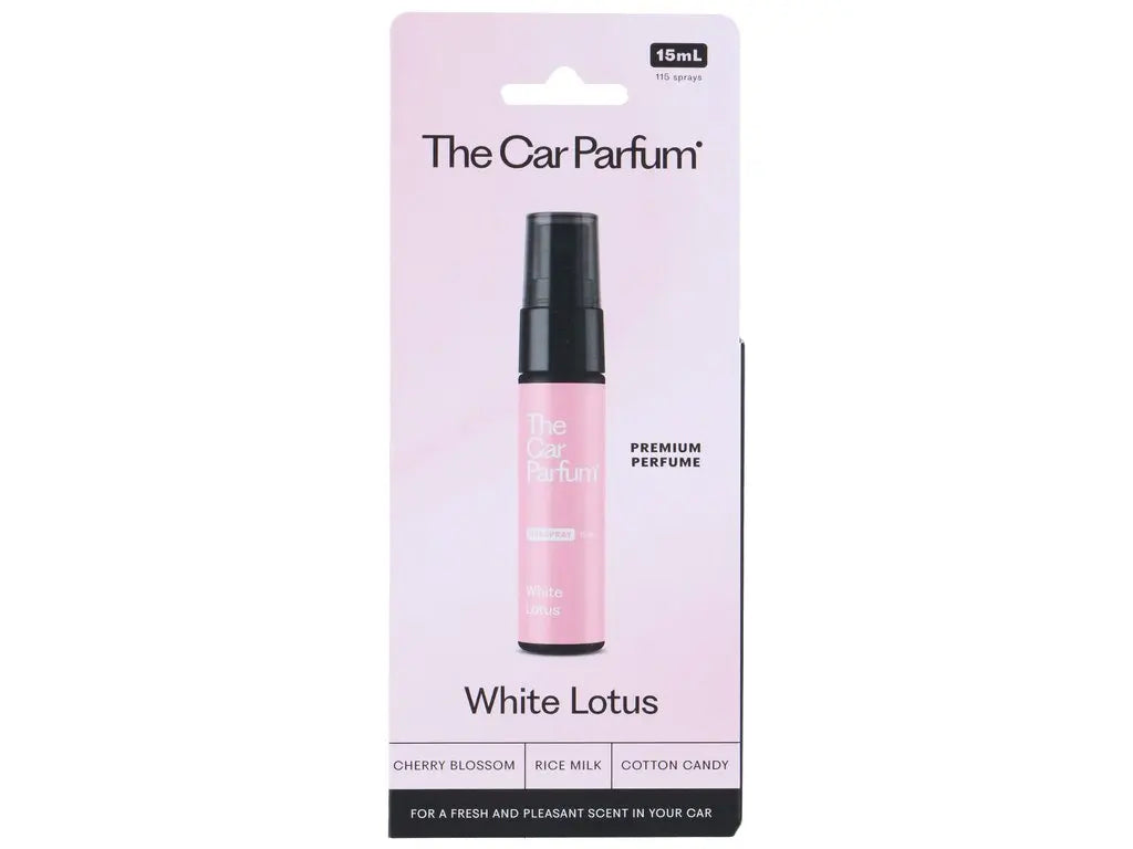 The Car Parfum White Lotus 15ml autospray kersenbloesem rijstmelk