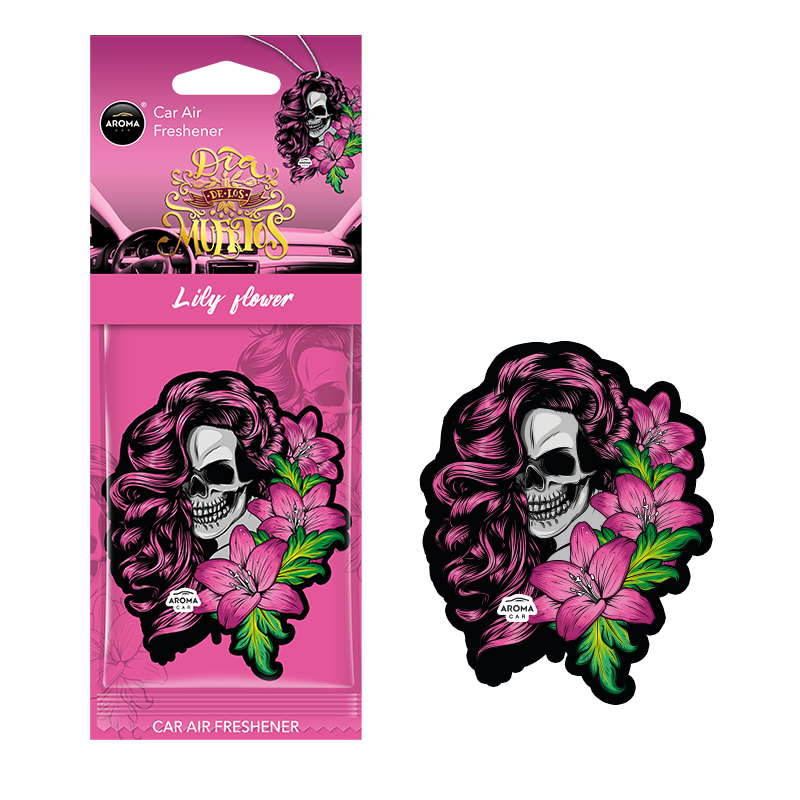 Aroma Car - Dia De Los Muertos - Lily Flower