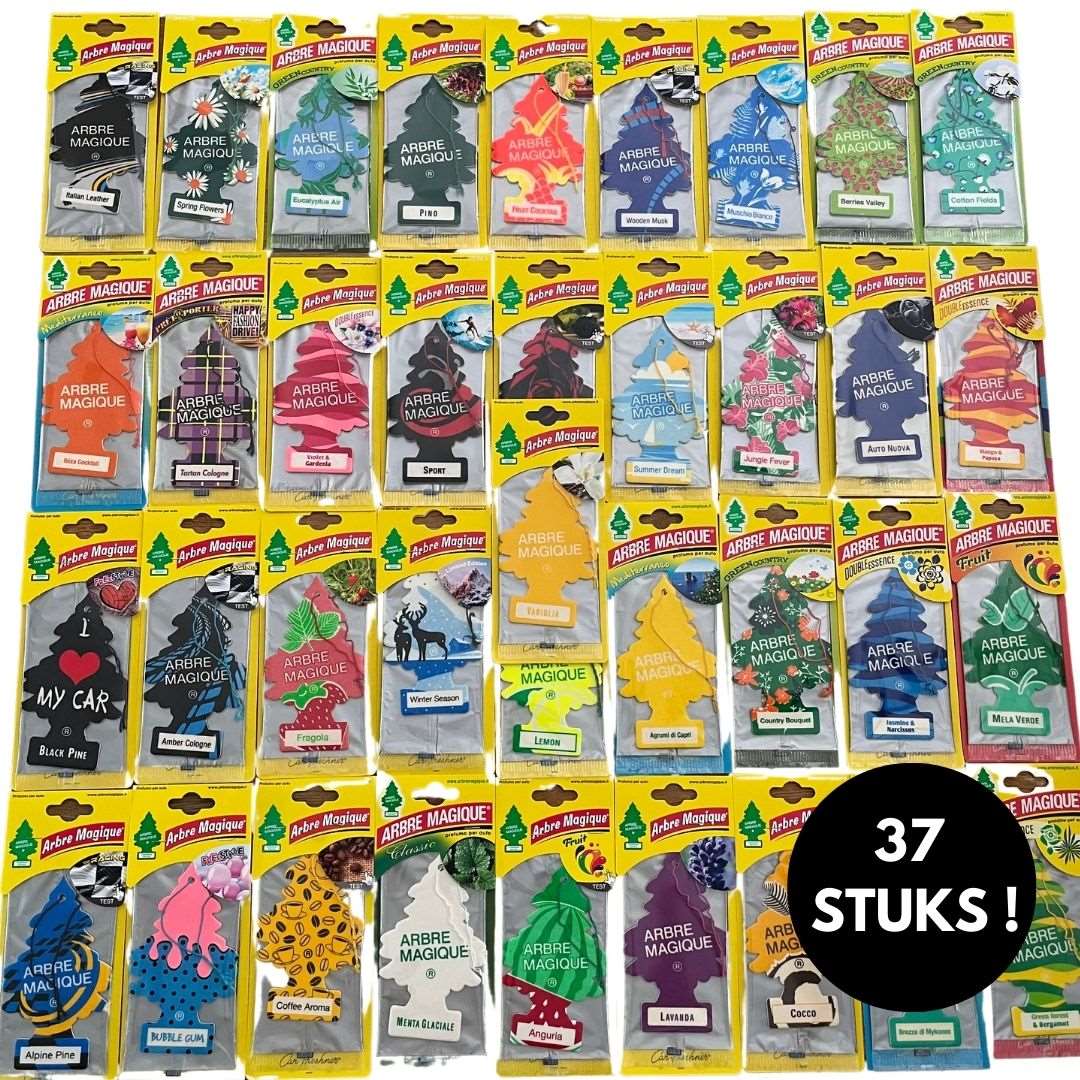 Geurhanger Arbre Magique - Ultimate Pakket geurbomen - 37 stuks