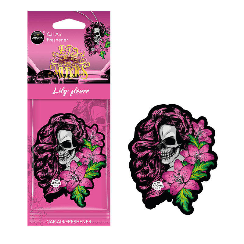 Geurhanger Aroma Car - Dia De Los Muertos - Lily Flower