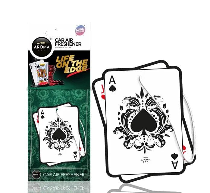 Geurhanger Aroma Car - Life on the edge - Black Jack