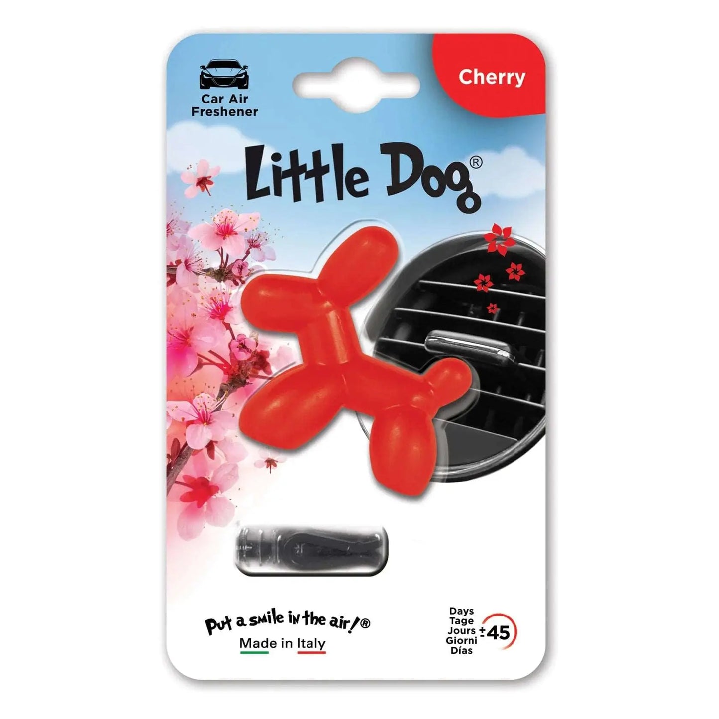 Vent Clip Little Dog Luchtverfrisser - Cherry