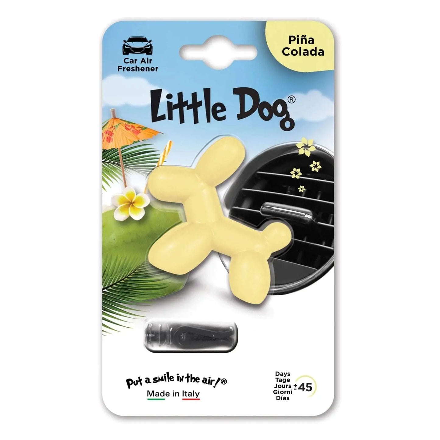 Vent Clip Little Dog Luchtverfrisser - Pina Colada