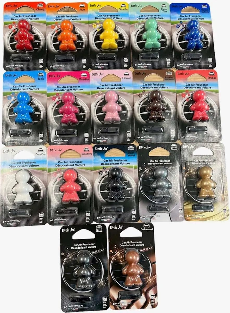 Pakketten Little Joe - Car airfreshner - Full Pack 17 stuks