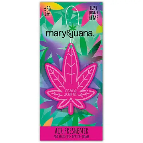 Geurhanger Mary & Juana – Fresh Jungle Hemp autogeurtje – Pink