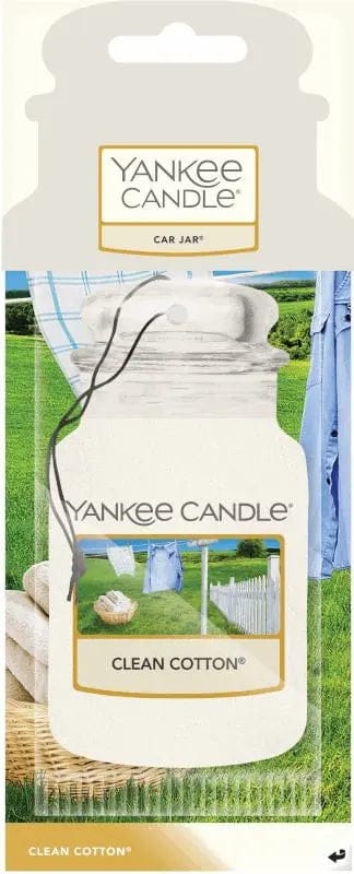 Geurhanger Yankee Candle Car Jar - Clean Cotton