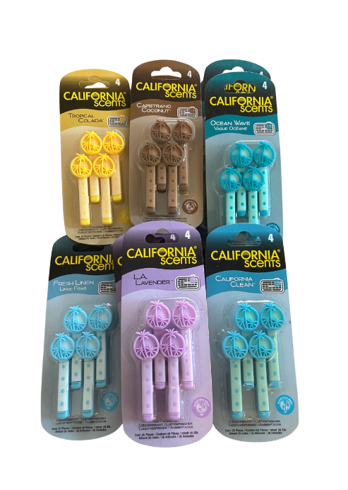 California Scents - Vent Clip MEGA DEAL! 34 stuks