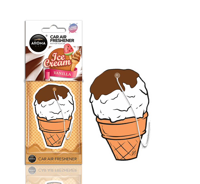 Aroma Car - Sweets Ice Cream Brown