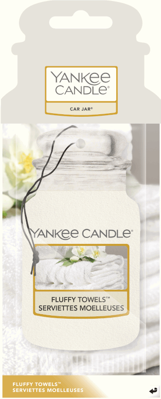 Yankee Candle Car Jar - Fluffy Towels