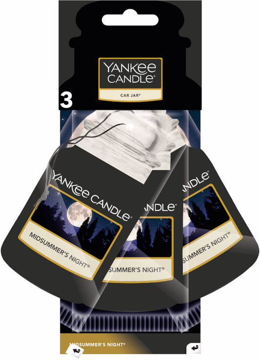 Yankee Candle Car Jar - Midsummer Night 3 Pack