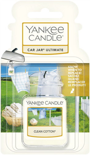 Yankee Candle Car Jar Ultimate - Clean Cotton