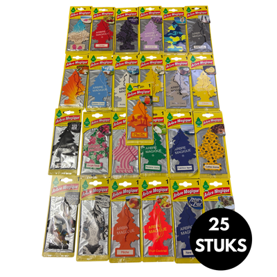 Arbre Magique - Ultimate Pakket geurbomen V2 - 25 stuks