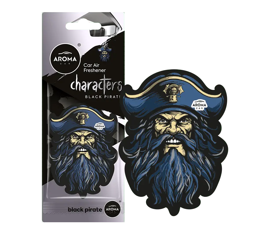 Geurhanger Aroma Car - Characters - Black Pirate