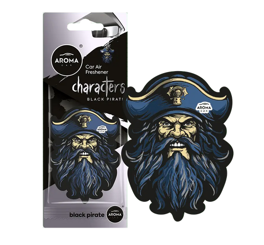 Geurhanger Aroma Car - Characters - Black Pirate