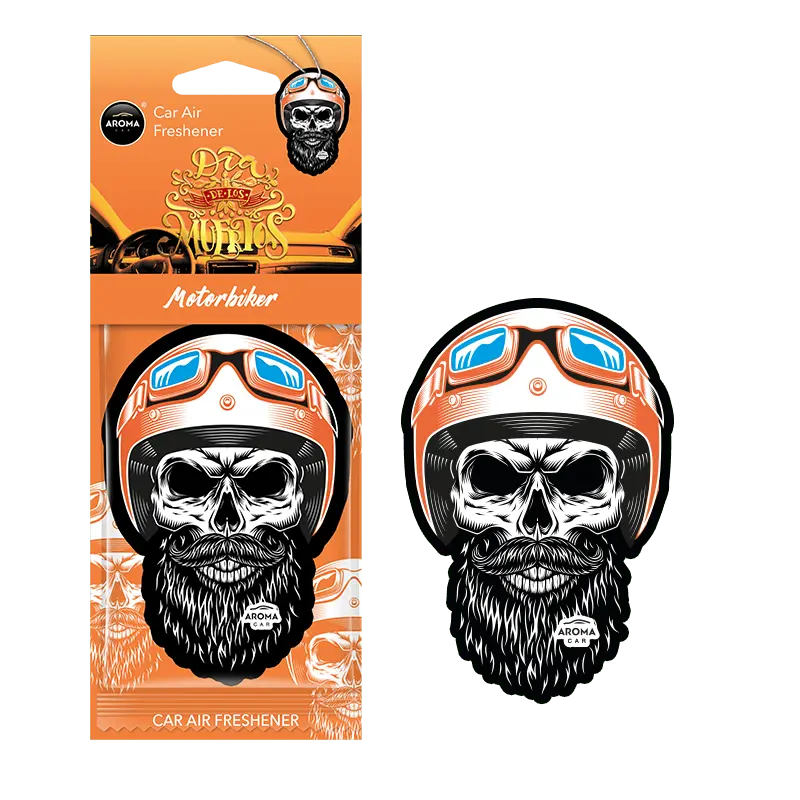Geurhanger Aroma Car - Dia De Los Muertos - Motor Biker