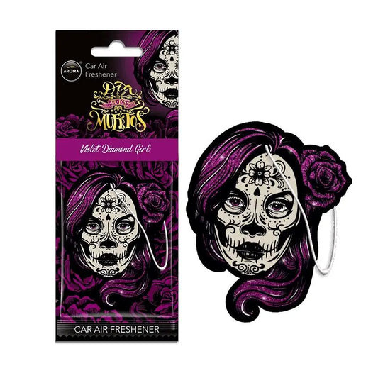 Aroma Car - Dia De Los Muertos - Violet Diamond Girl