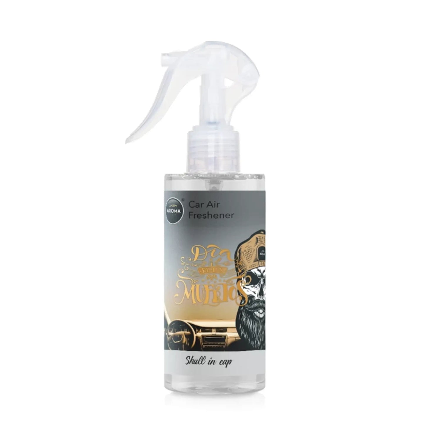 Skull in cap spray