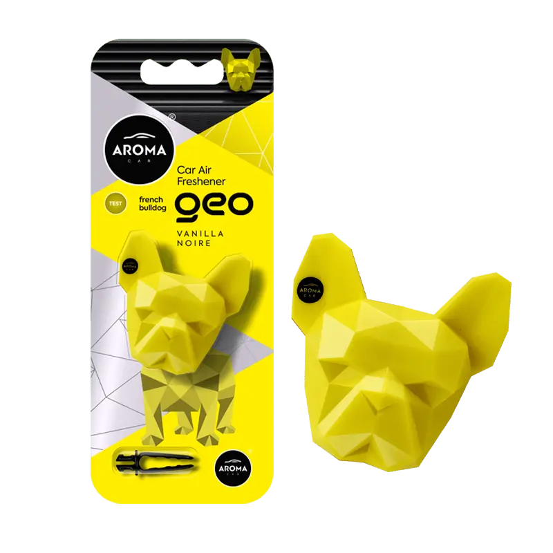 Vent Clip Aroma Car - Geo Dog Vanille Noir