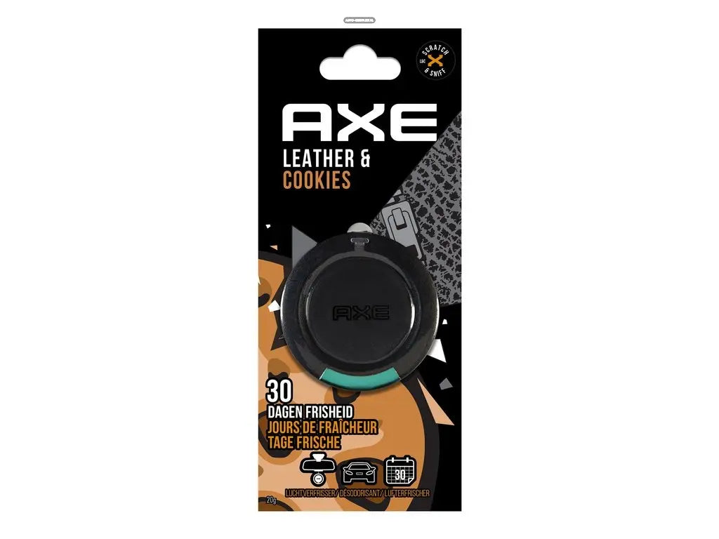 Axe Hanging 3D - Leather & Cookies Axe Car Airfreshner