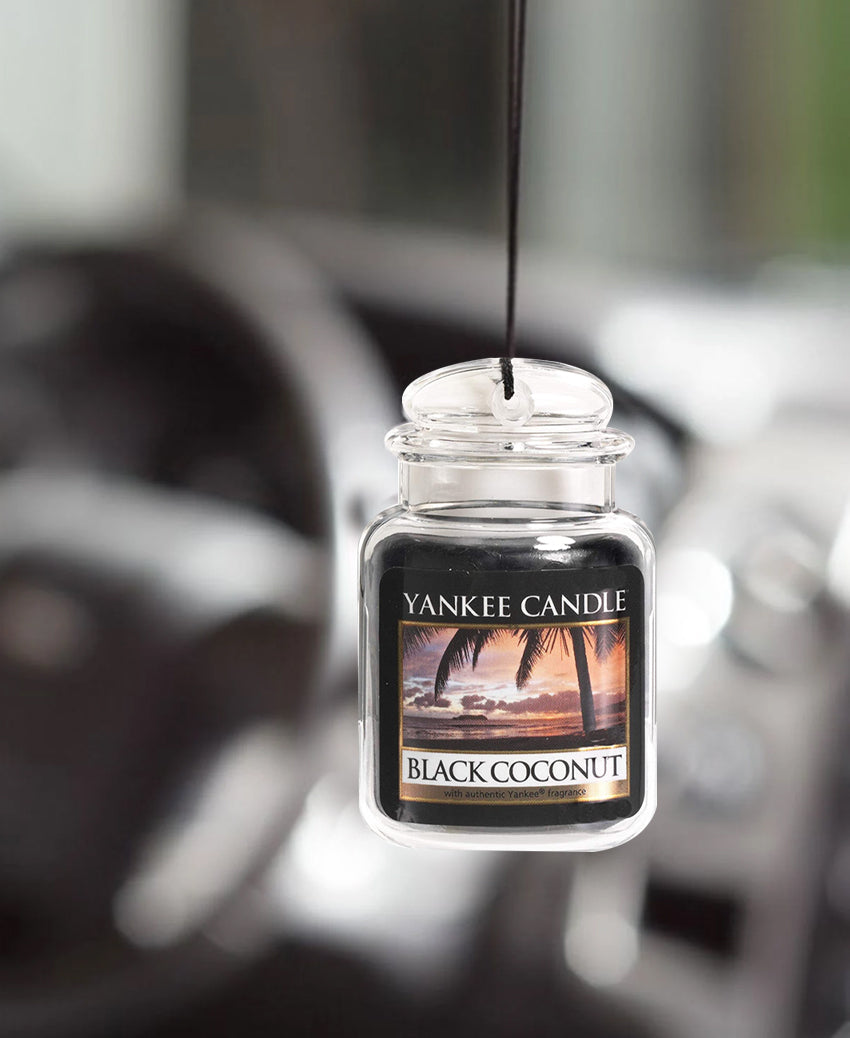 Yankee Candle profumo auto Car Jar® Ultimate Black Coconut