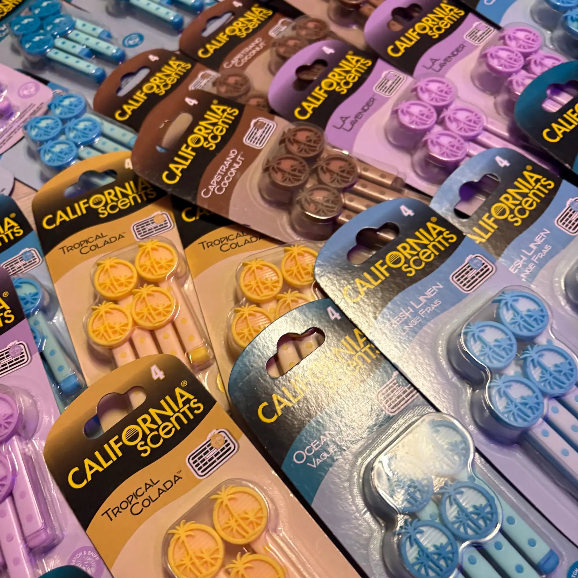 California Scents - Vent Clip MEGA DEAL! 34 stuks - Auto-Geurtjes.nl