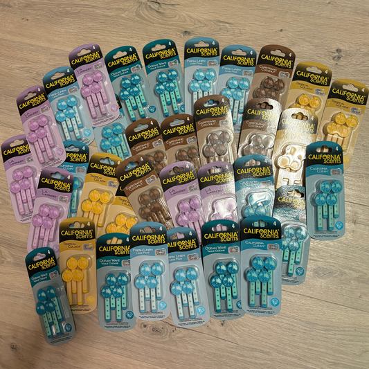 California Scents - Vent Clip MEGA DEAL! 34 stuks