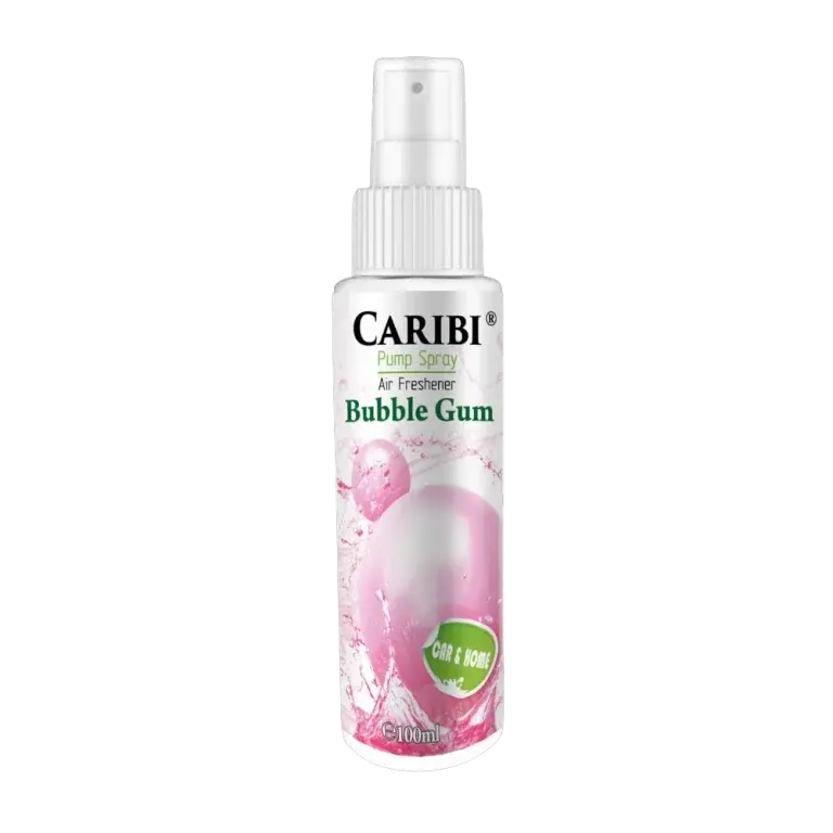 Caribi Fresh Pump Spray Bubble Gum 100 ml luchtverfrisser