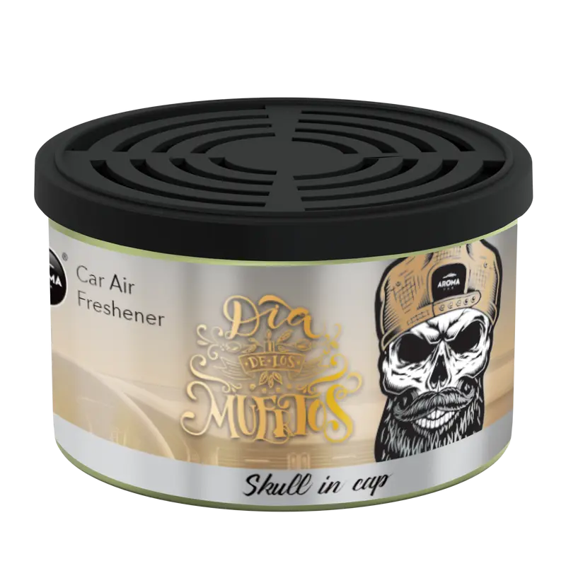 Aroma Car - Dia de los Muertos - Skull in Cap
