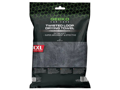 Gecko Twisted Loop Droogdoek XL 90x60cm 1240 GSM krasvrij drogen