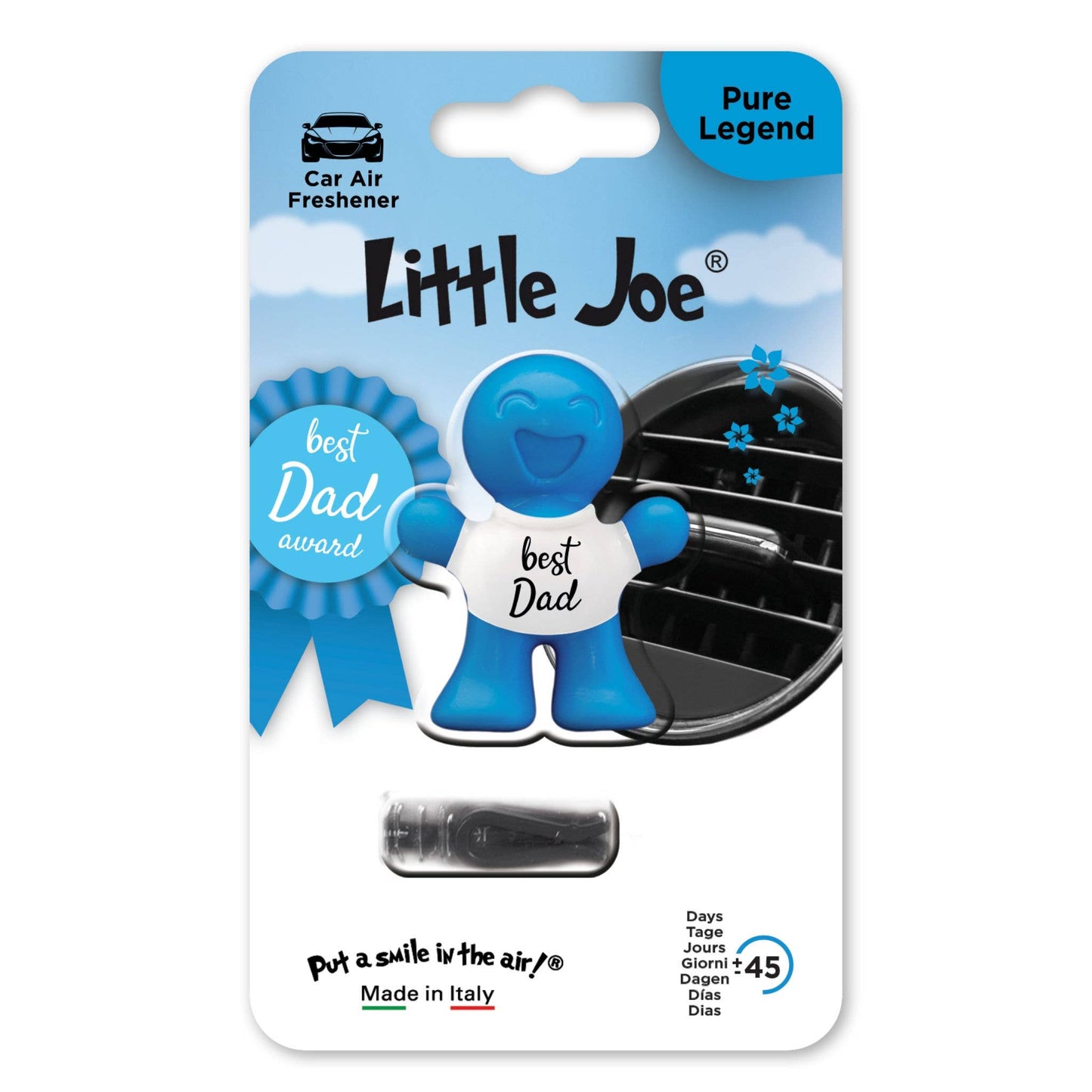 Little Joe Best Dad Vaderdag editie autogeurtje vent clip luchtrooster