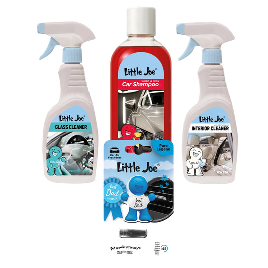 Little Joe Vaderdag Autopakket Was Wax Glasreiniger Interieurreiniger Pure Legend