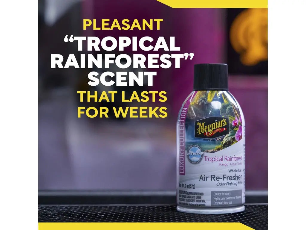 Exotische auto geur met tonkaboon en mango van Meguiar’s Air Re-Fresher