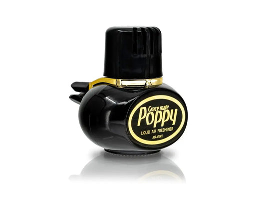 Poppy Grace Mate Mini New Car 20ml luchtverfrisser glazen flesje met clip