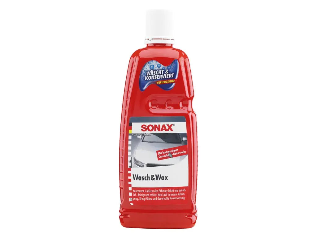 Sonax Wash & Wax 1 liter flacon autoshampoo met beschermende wax