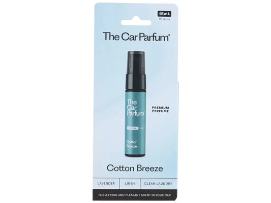 The Car Parfum Cotton Breeze 15ml autospray lavendel linnen schone was