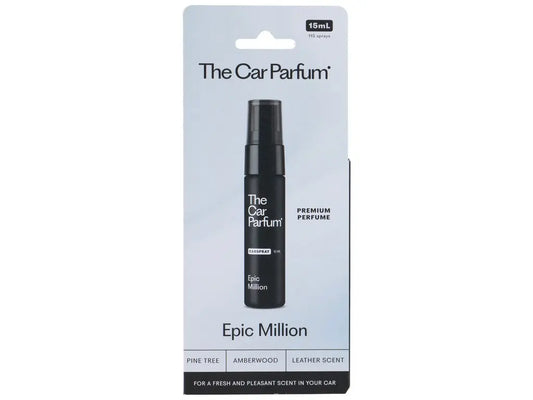 The Car Parfum Epic Million 15ml autospray dennenboom amberhout leer