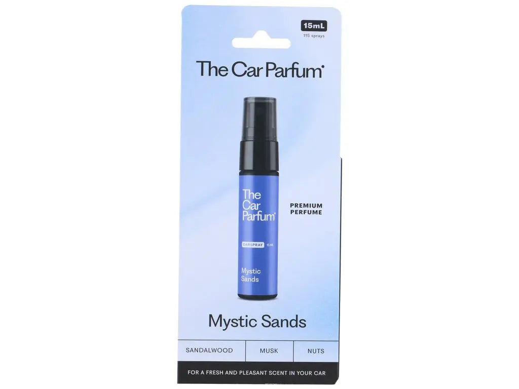 The Car Parfum Mystic Sands 15ml autospray sandelhout muskus noten
