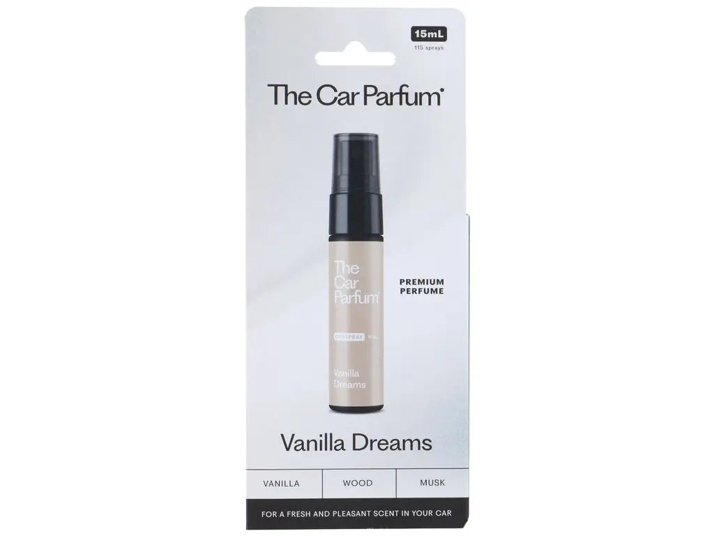 The Car Parfum Vanilla Dreams 15ml autospray vanille hout musk