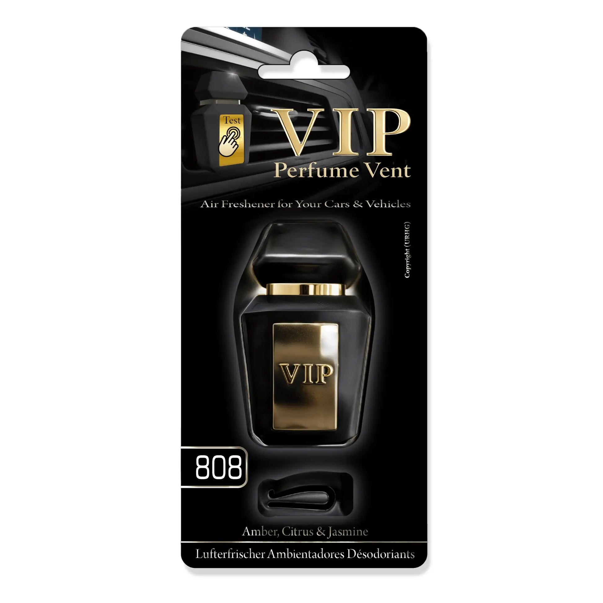 Vent Clip VIP Caribi Fresh - Perfume Vent - 808