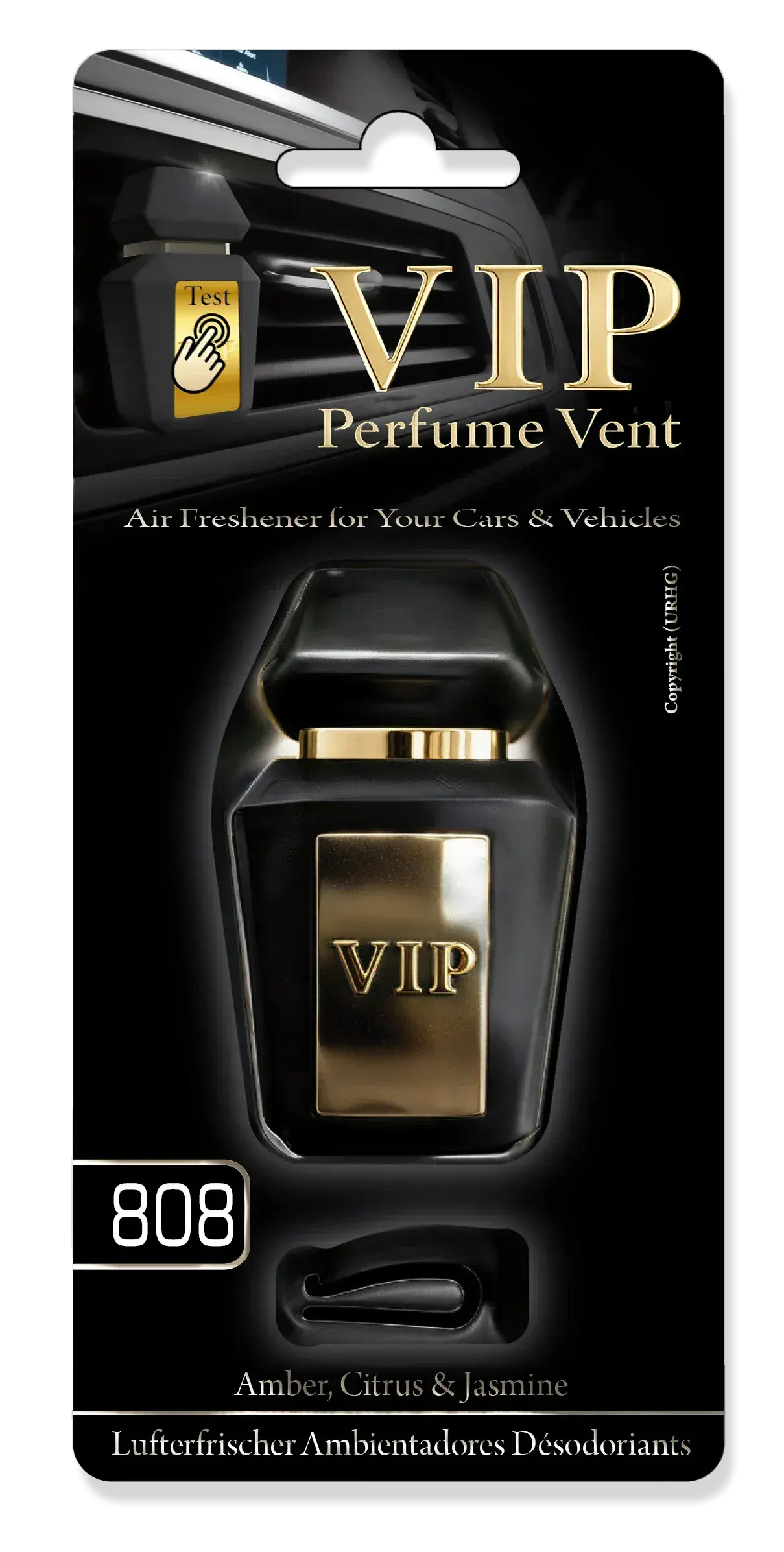 Vent Clip VIP Caribi Fresh - Perfume Vent - 808