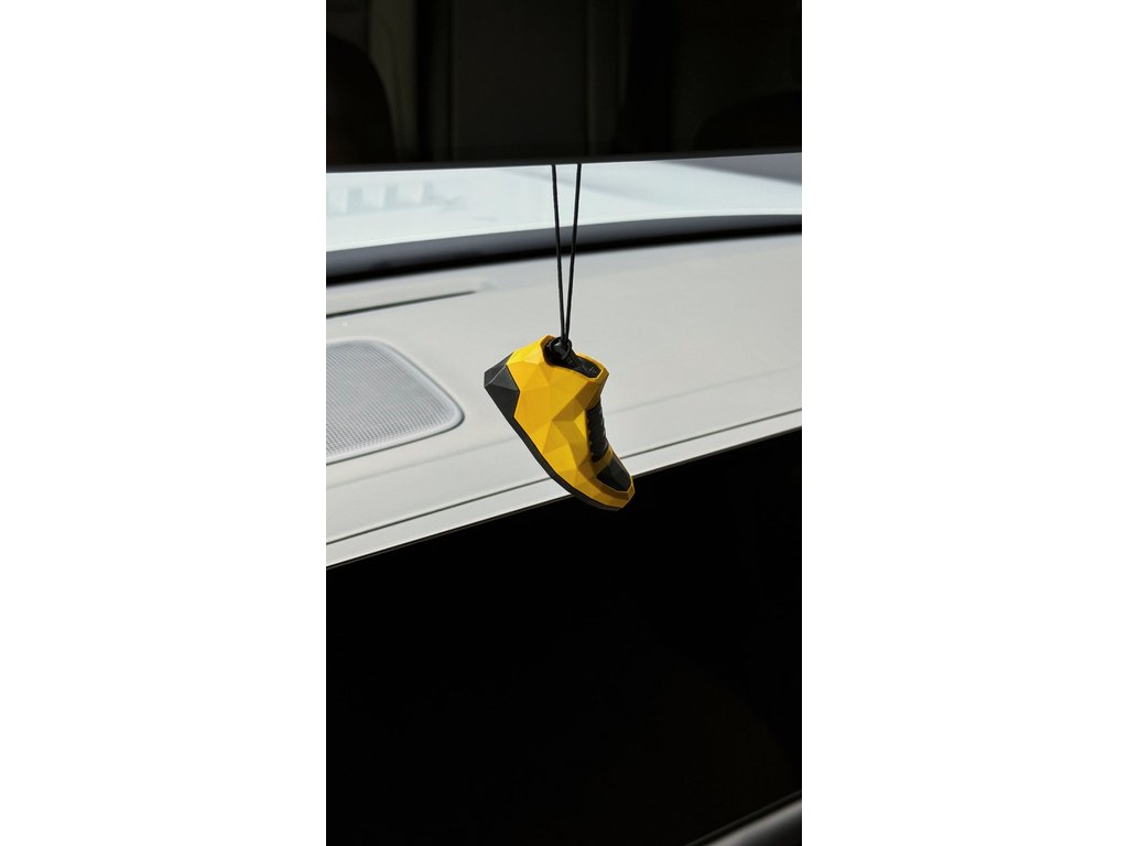 Vinove Netro Shoe Las Vegas hangend aan binnenspiegel