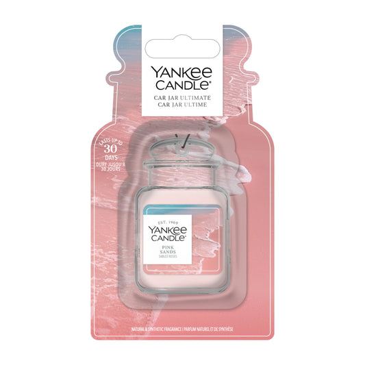 Yankee Candle Car Jar Ultimate Pink Sands autogeurtje nieuwe verpakking 30 dagen