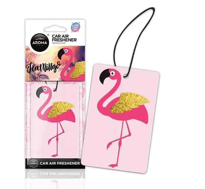 Geurhanger Aroma Car - Animals Flamingo