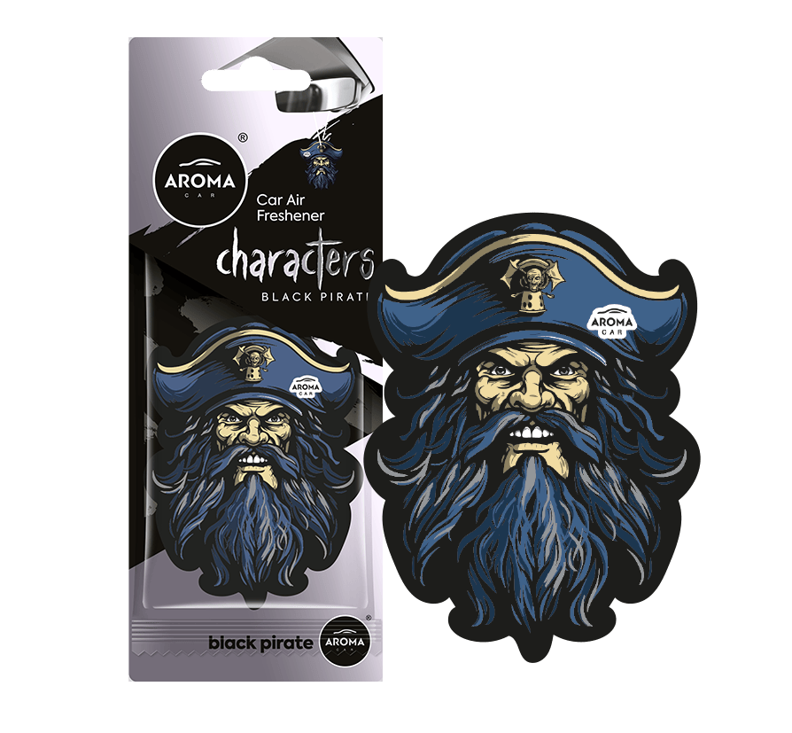 Geurhanger Aroma Car - Characters - Black Pirate