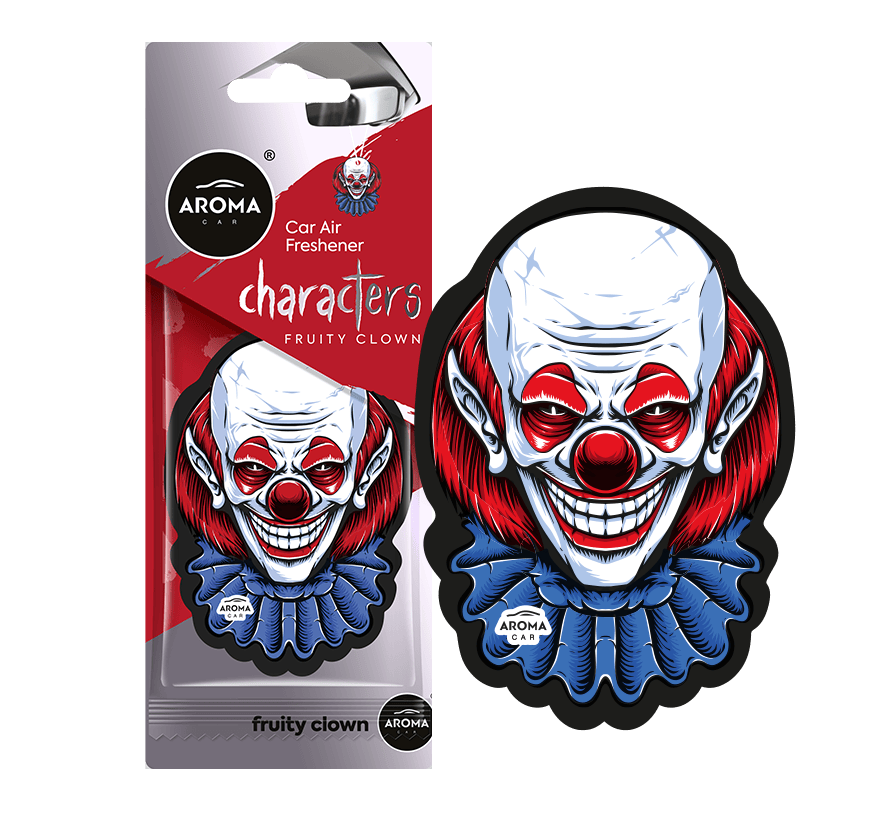Geurhanger Aroma Car - Characters - Fruity Clown