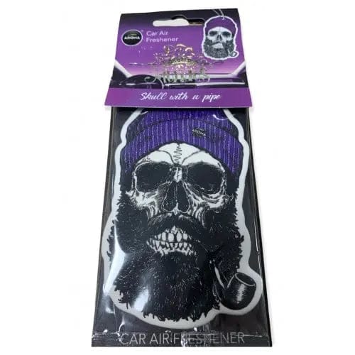 Geurhanger Aroma Car - Dia De Los Muertos - Skull with a pipe