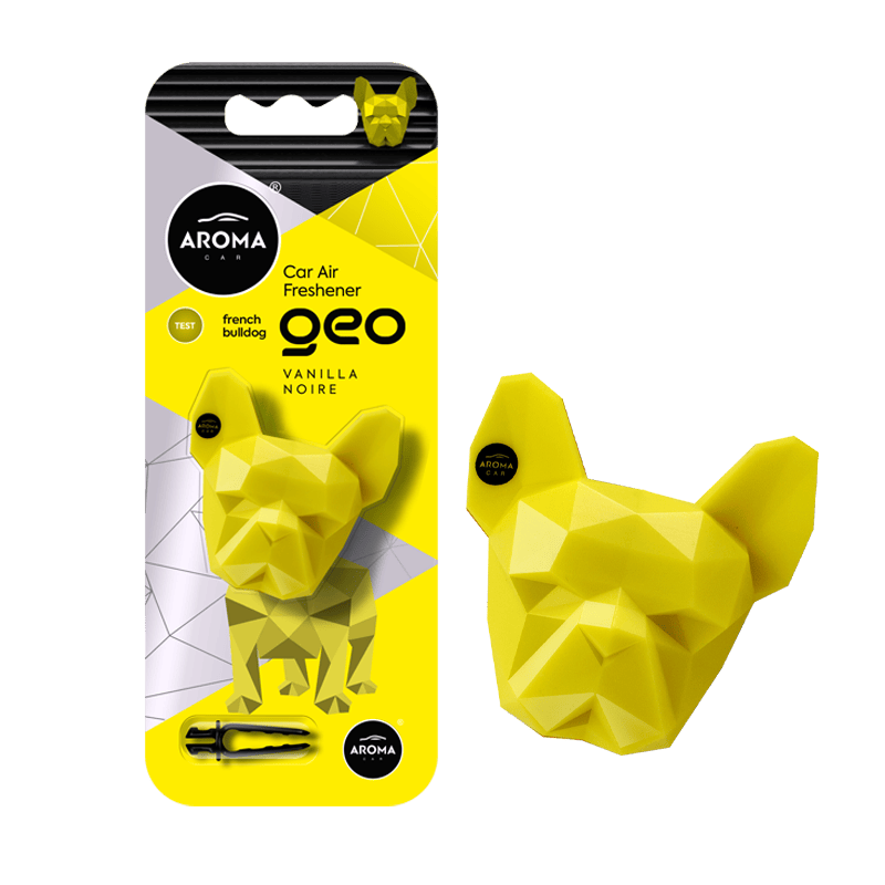 Vent Clip Aroma Car - Geo Dog Vanille Noir