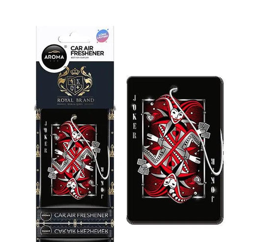 Geurhanger Aroma Car - Royal Brand - Joker - Silver
